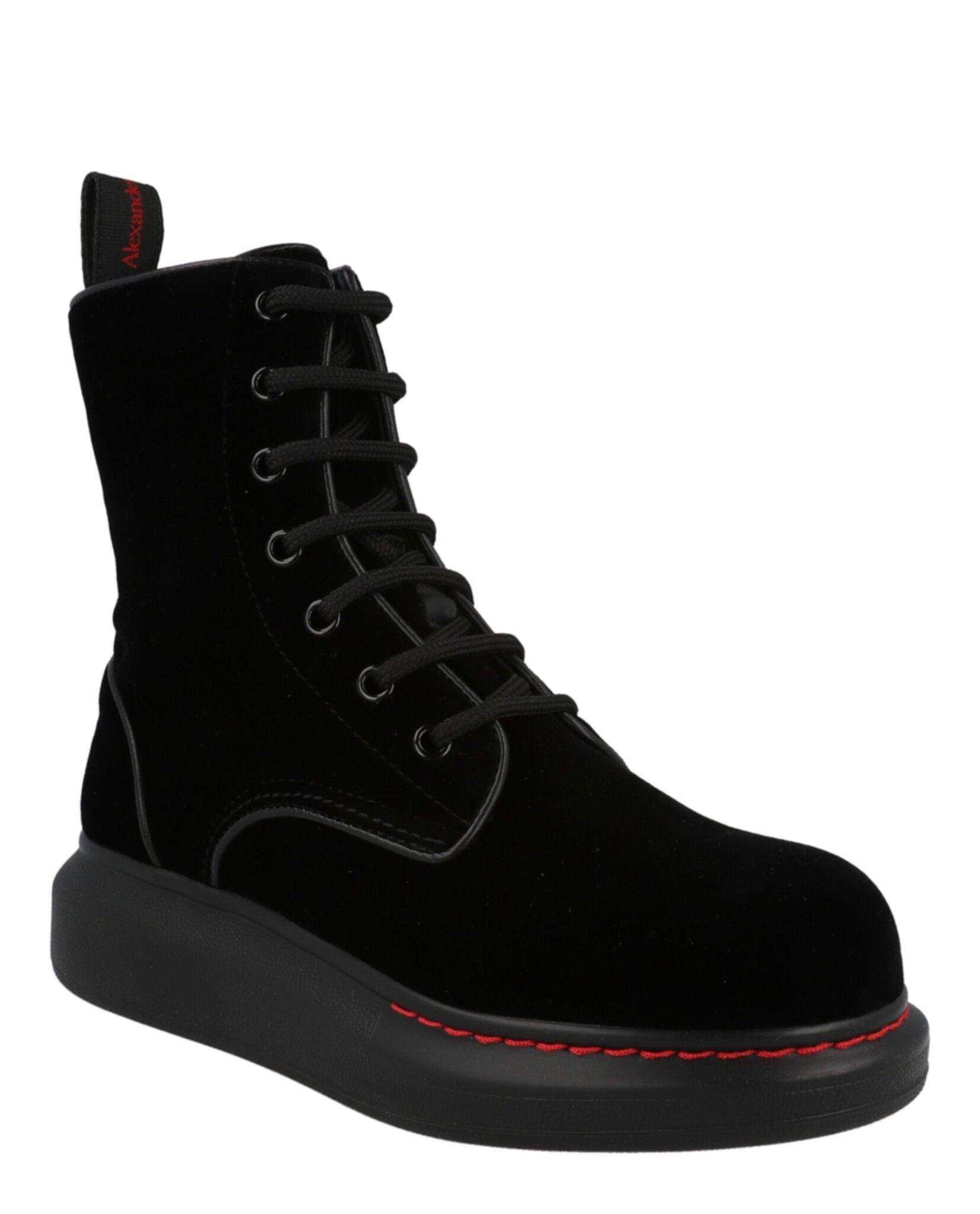 Alexander McQueen Women's Hybrid Lace Up Boot Female Product Image
