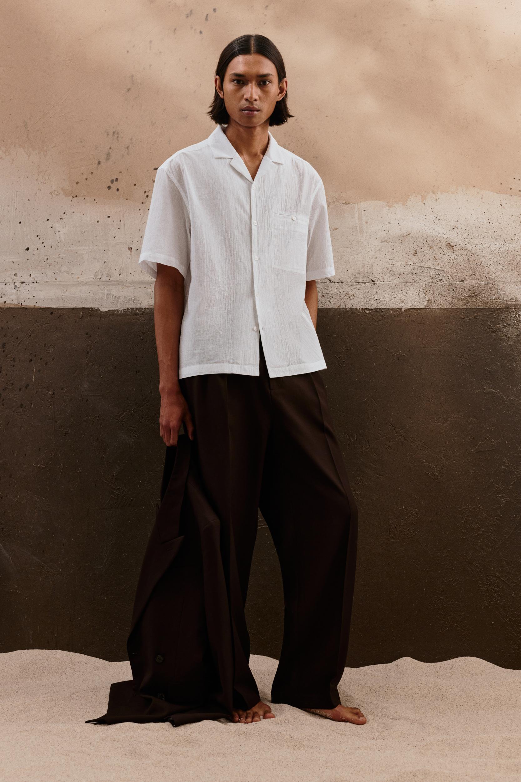 Regular-Fit Resort Shirt Product Image