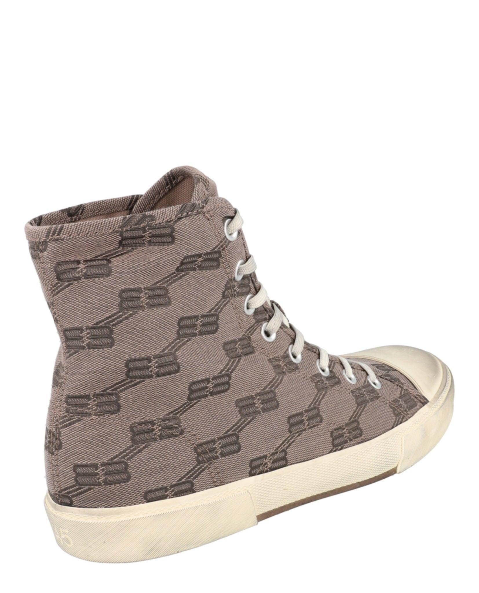 Balenciaga Paris Monogram High Top Sneakers Product Image