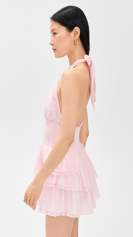 LoveShackFancy Deanna Halter Dress | Shopbop Product Image
