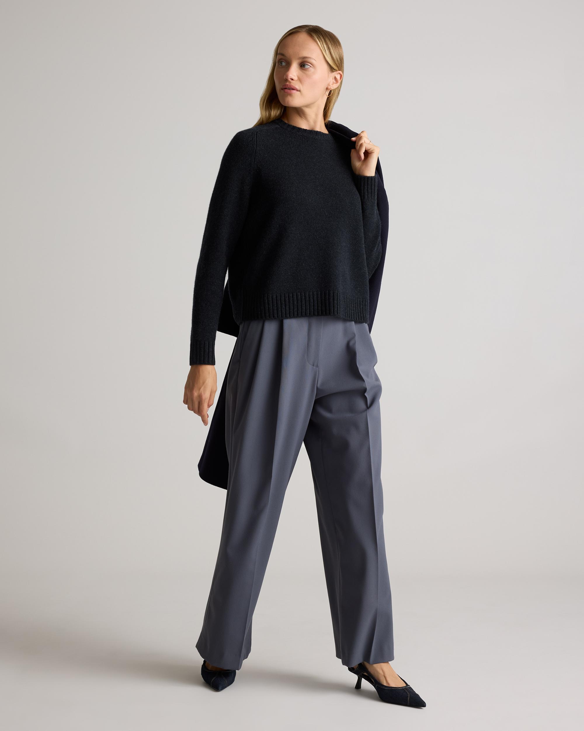 Quince | Women's Luxe Baby Cashmere Crewneck Sweater Product Image