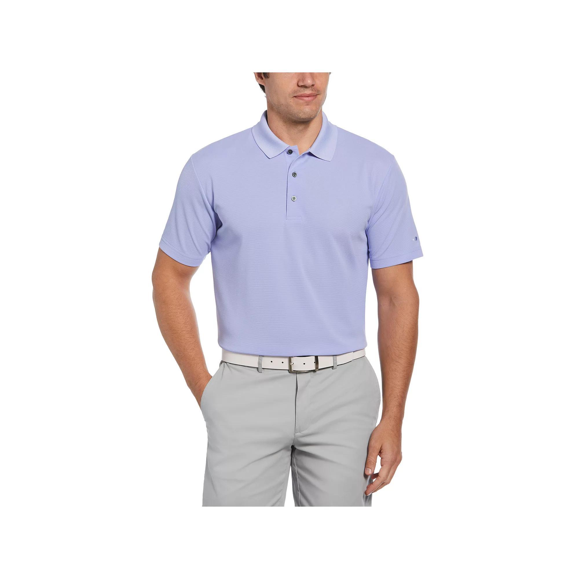 Men's Grand Slam Classic-Fit Solid Golf Polo, Size: Large, Deep Green Product Image