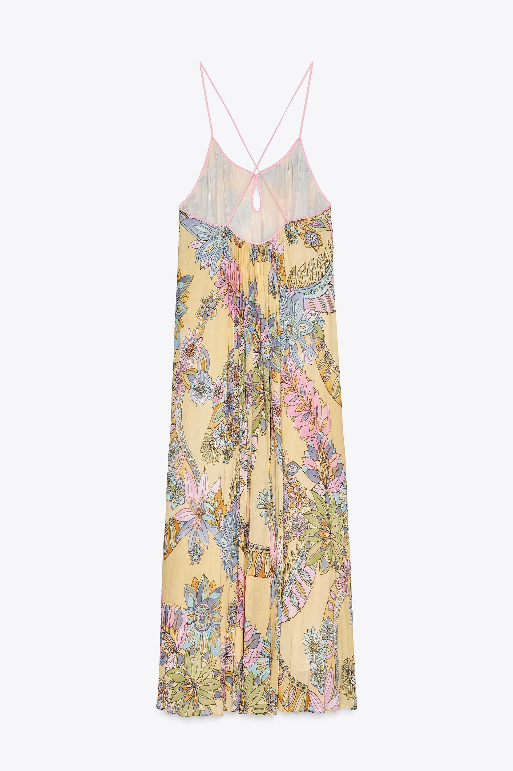 FLORAL PRINT DRESS ZW COLLECTION Product Image