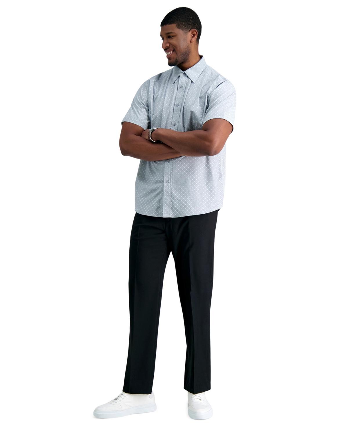 Big & Tall Haggar Premium Comfort Expandable-Waist Classic-Fit Stretch Flat-Front Dress Pants, Mens Product Image