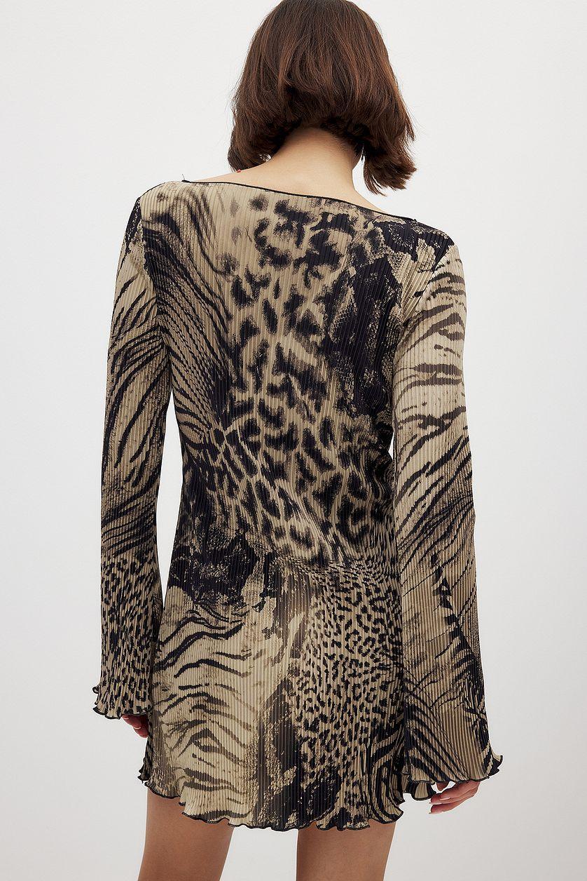 Pleated Mini Dress Product Image