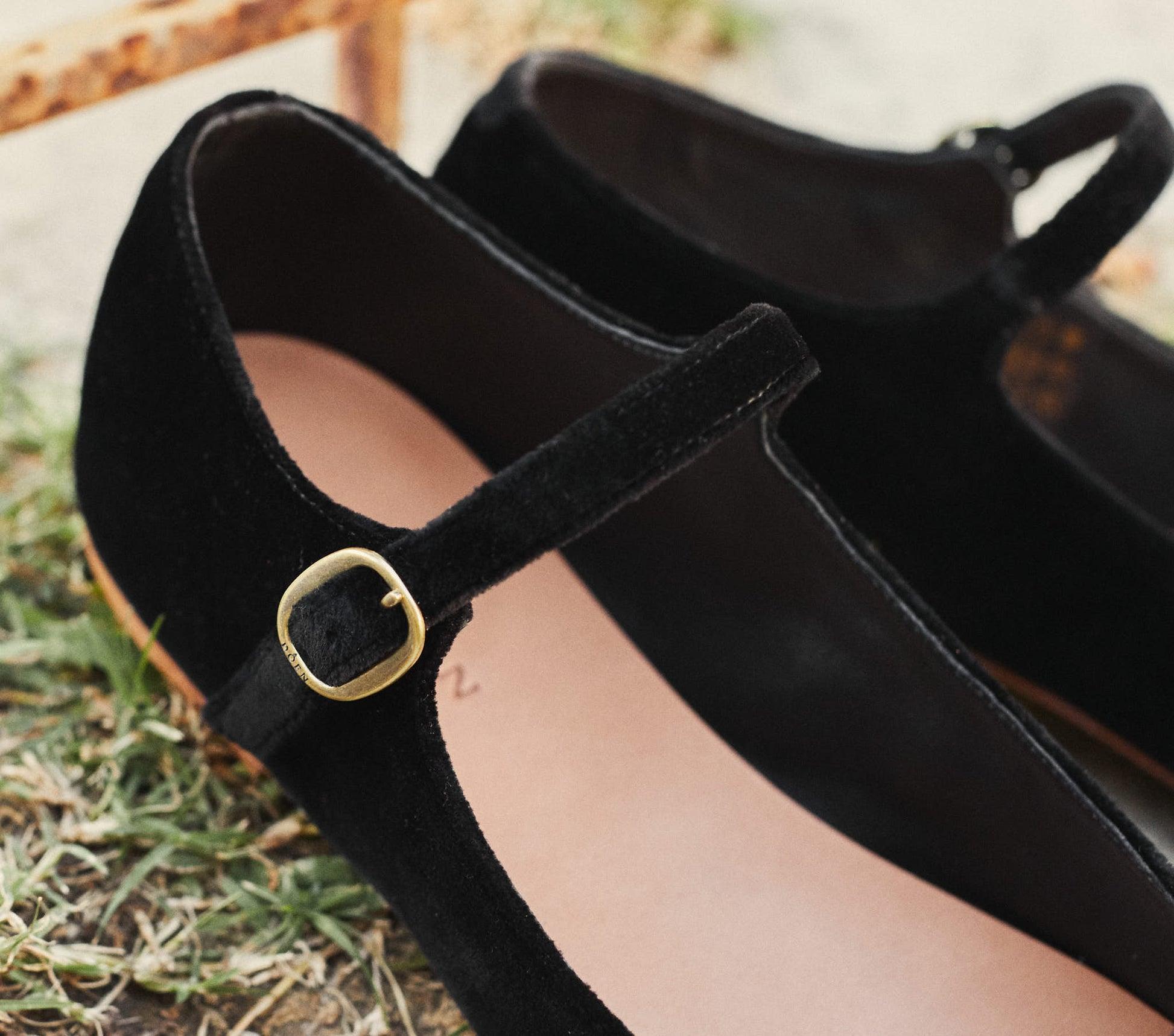 MARY JANE SLIPPER -- BLACK Product Image
