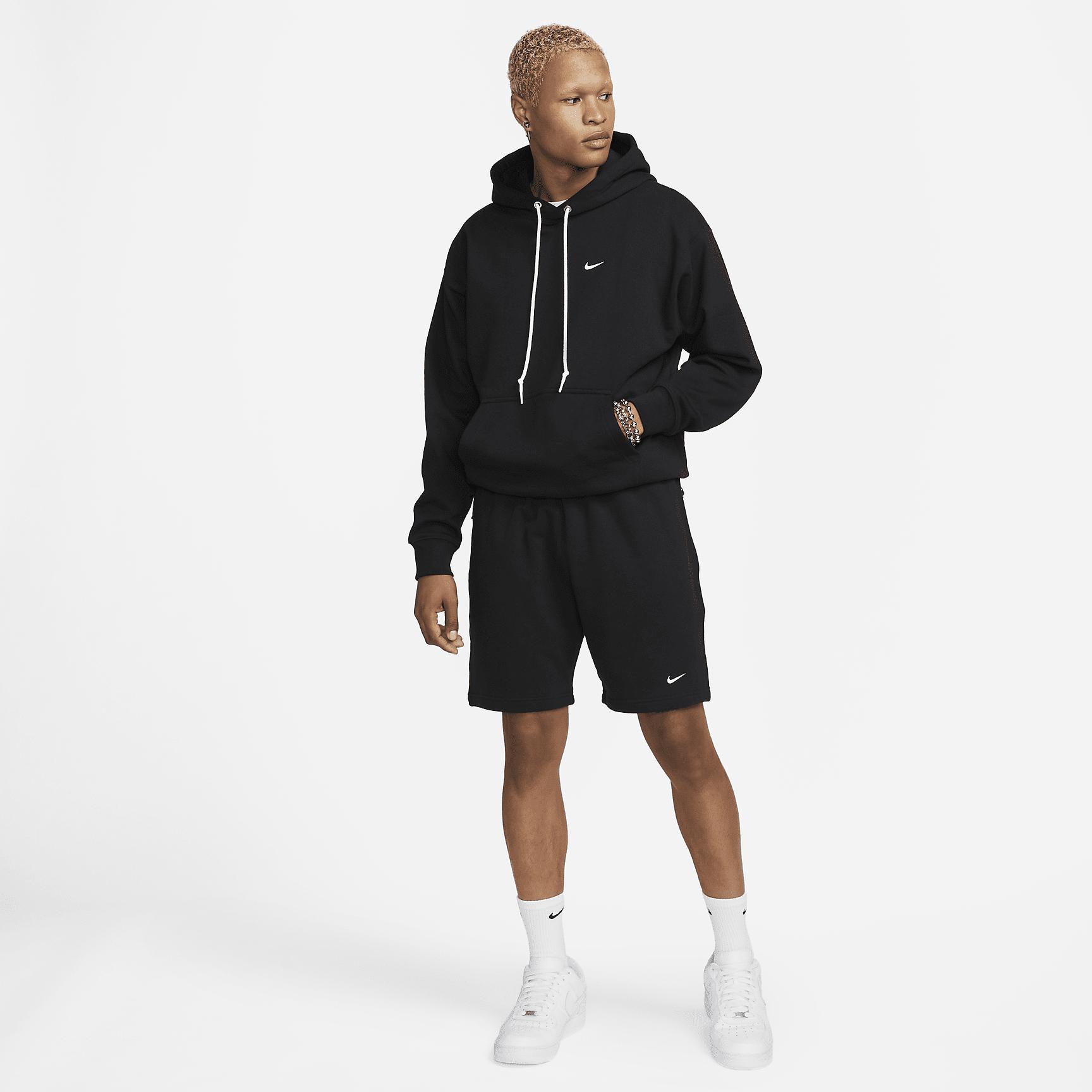Nike Solo Swoosh Men's French Terry Pullover Hoodie Product Image