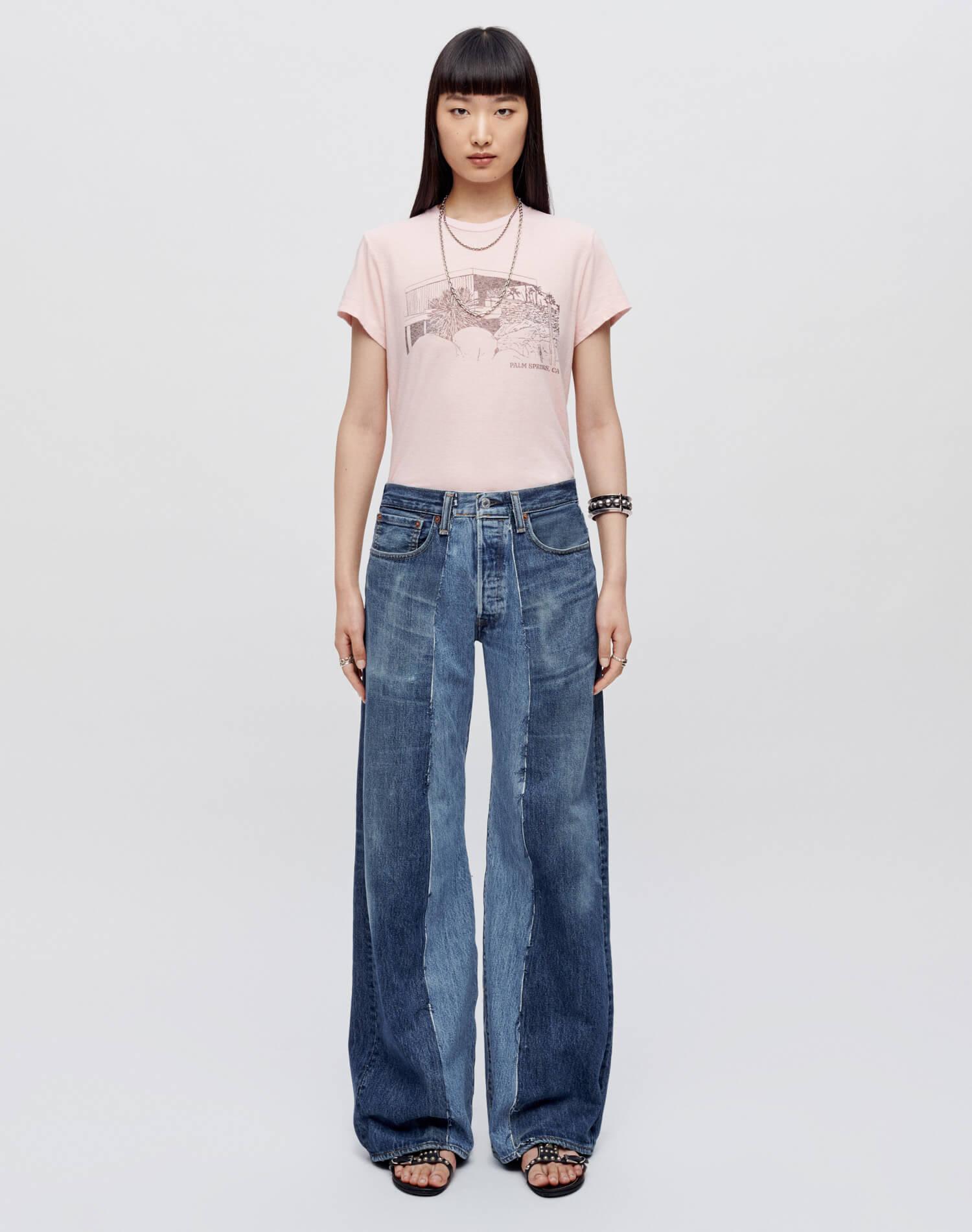 Levi's Fray Palazzo - Indigo Product Image