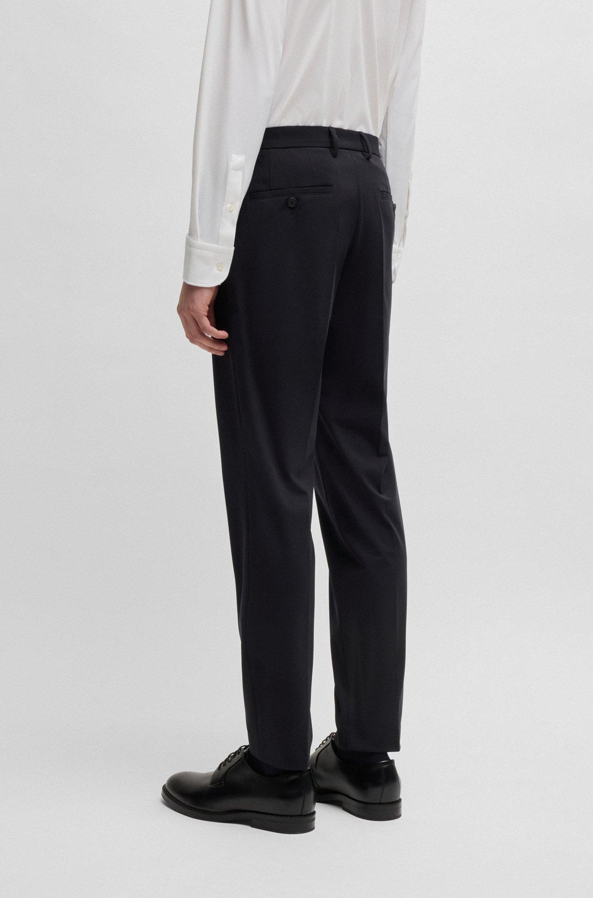 Slim-fit trousers in performance-stretch jersey Product Image