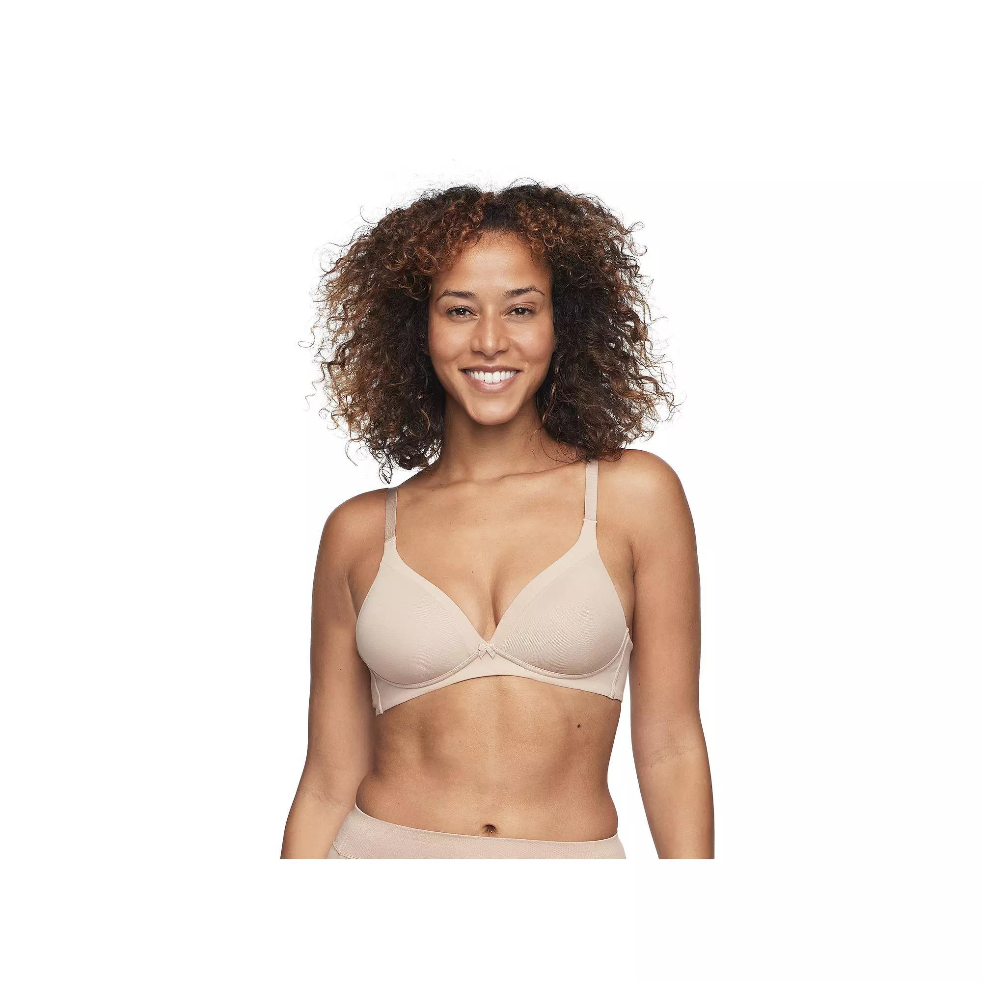 Warners Invisible Bliss Cotton Comfort Wireless Lift T-shirt Bra RN0141A, Womens Product Image