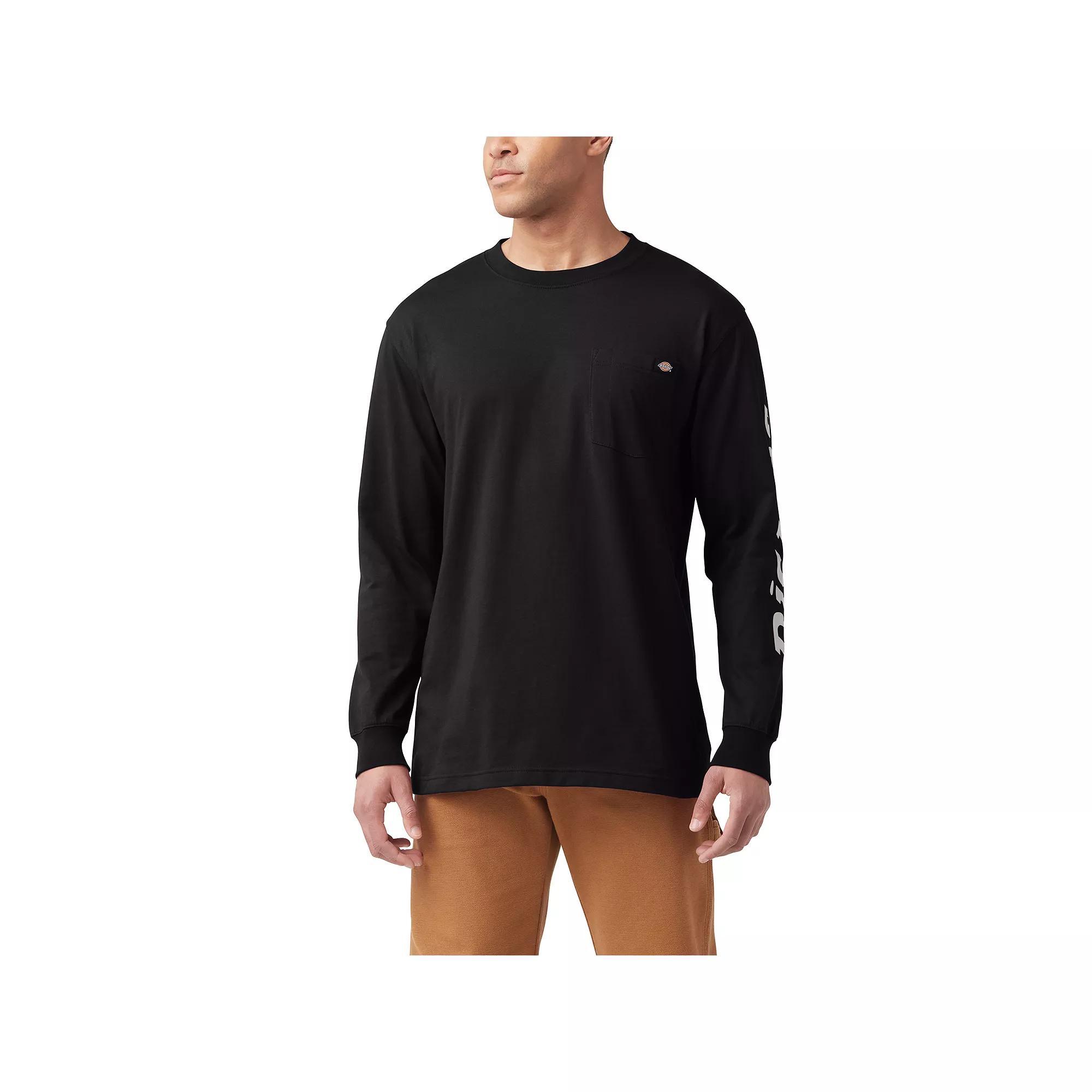 Big & Tall Dickies Wordmark Graphic Long Sleeve Tee, Mens Product Image