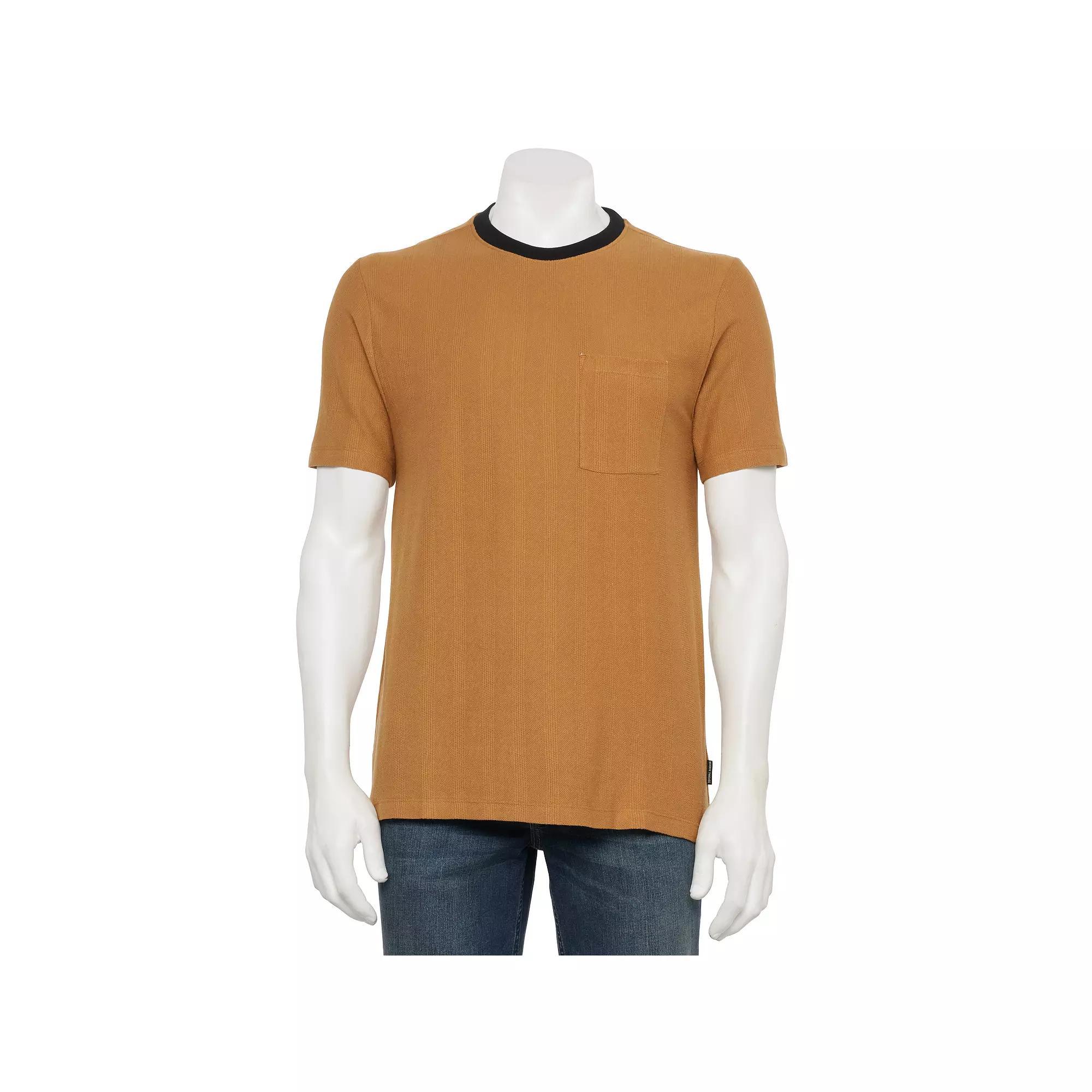 Men's Reverse Threads Owner Striped Tees, Size: Small, Black Product Image