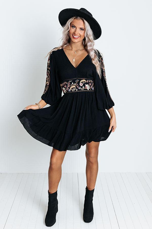 Prosecco And Poise Embroidered Dress Product Image