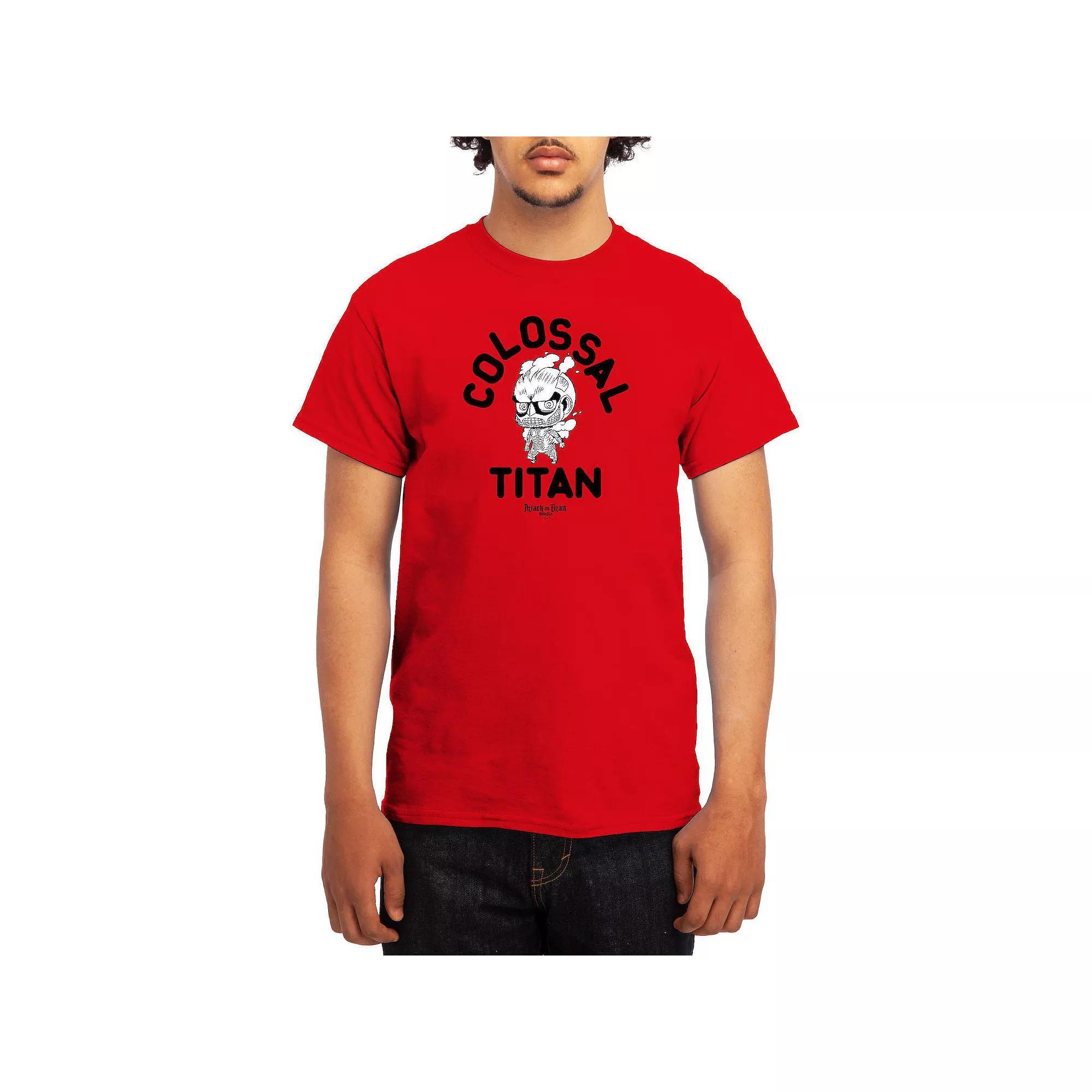 Men's Attack on Titan Eren & Mikasa Tee, Boy's, Size: Small, Green Product Image