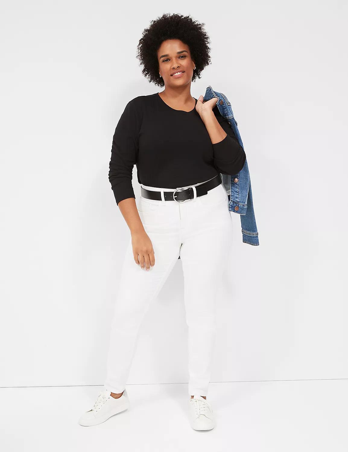 Signature Fit White Skinny Jean Product Image