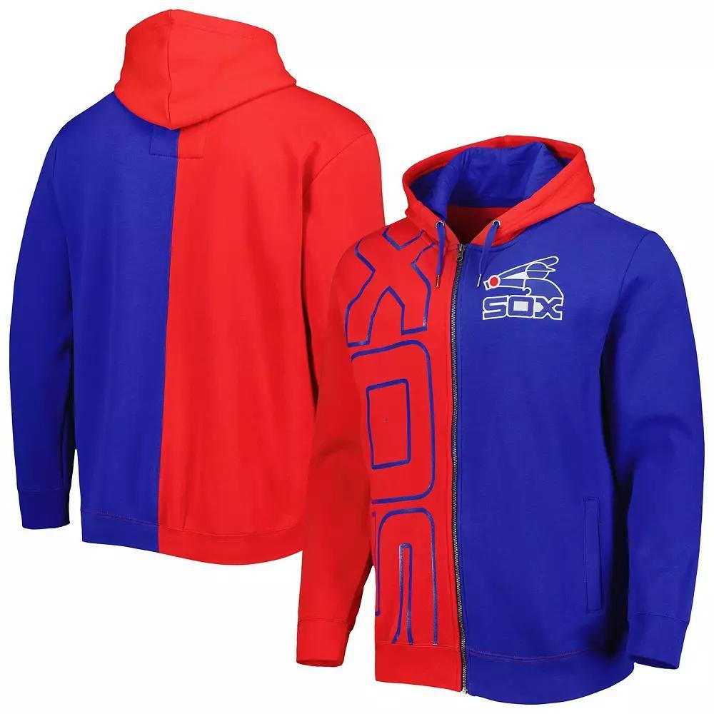 Mens Mitchell & Ness /Navy Chicago White Sox Fleece Full-Zip Hoodie Product Image