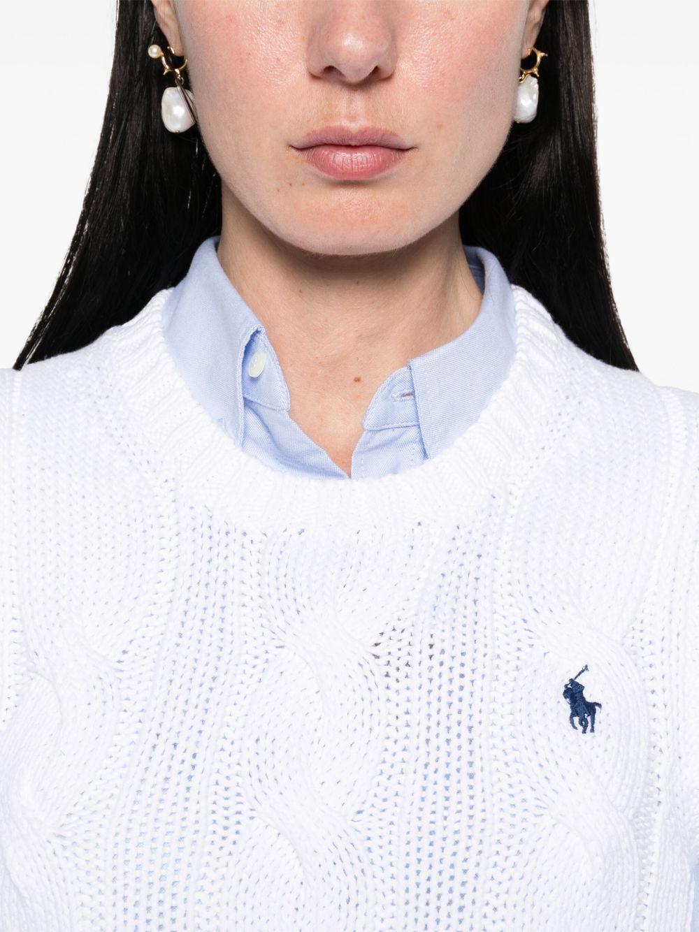 cable-knit vest Product Image
