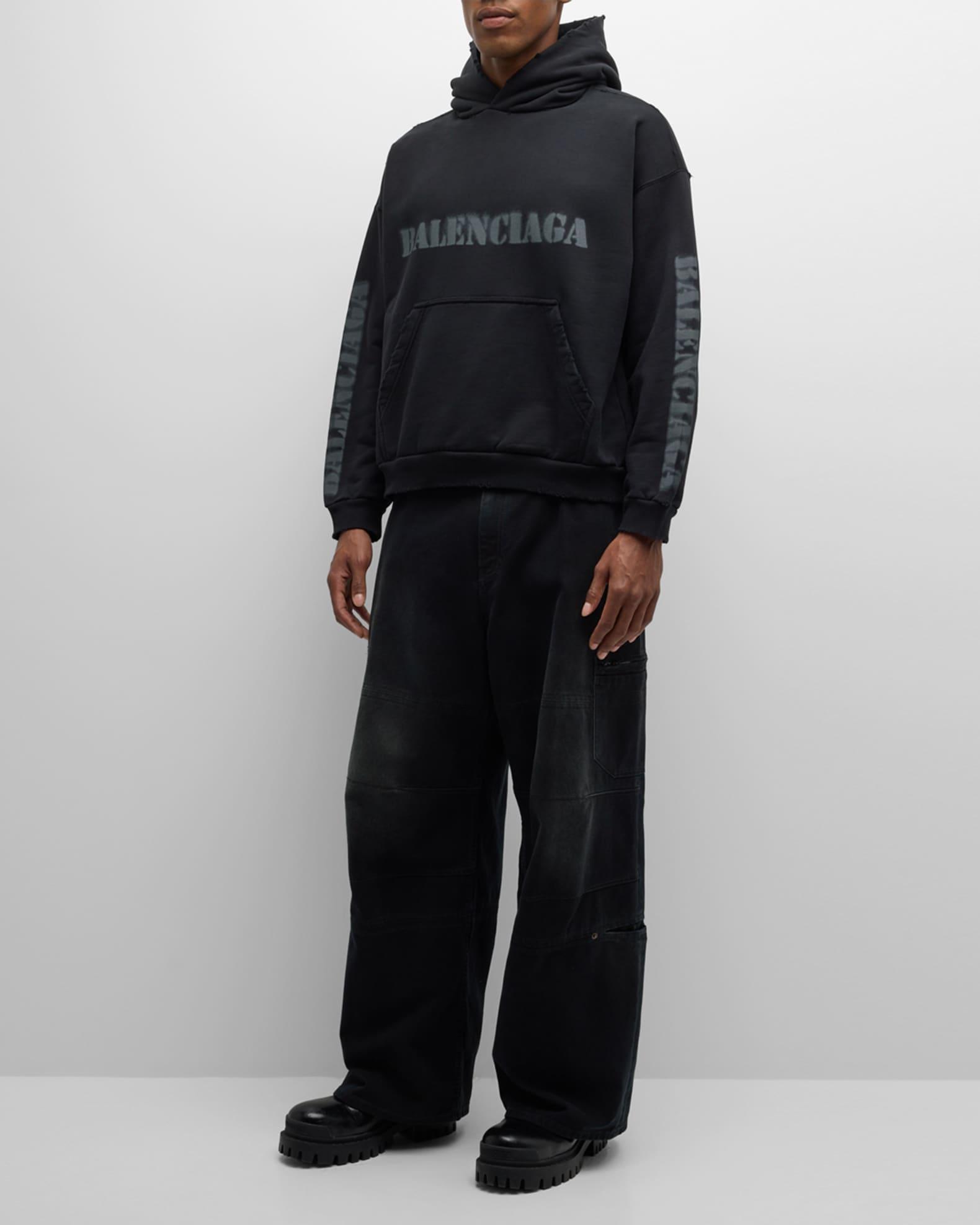 Men's Fleece Stencil Logo Hoodie Product Image