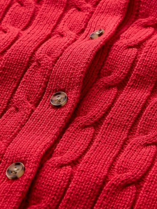 Cable-Knit Cardigan Product Image