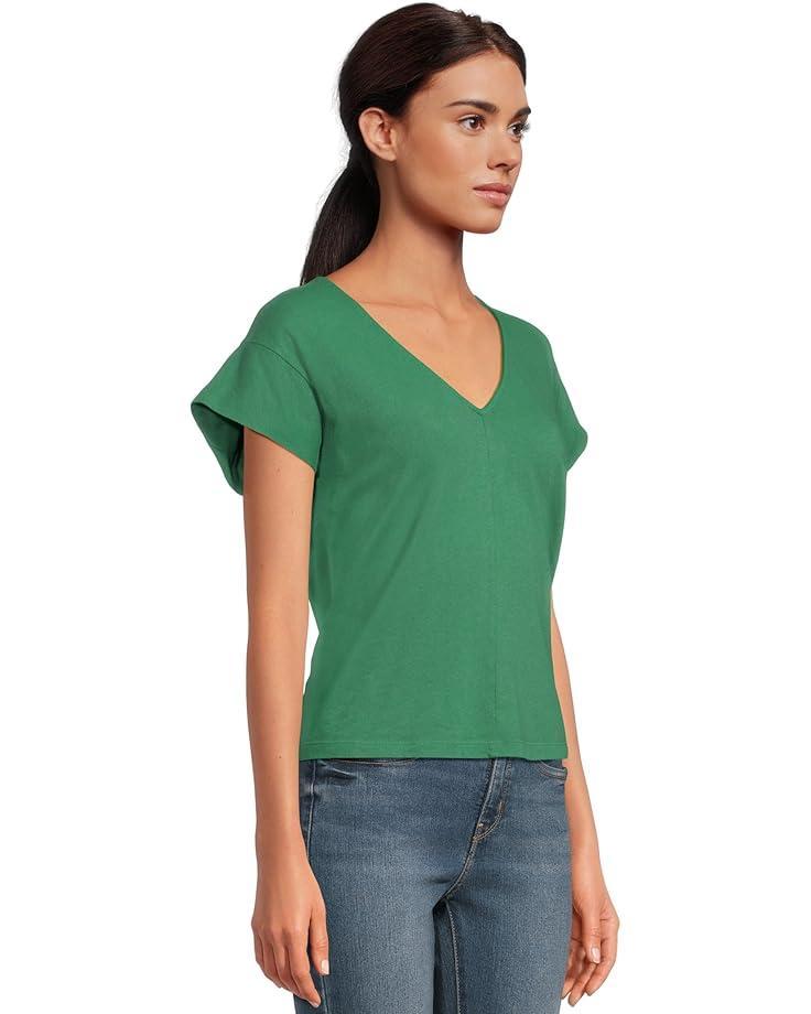 New Slub V-neck Product Image
