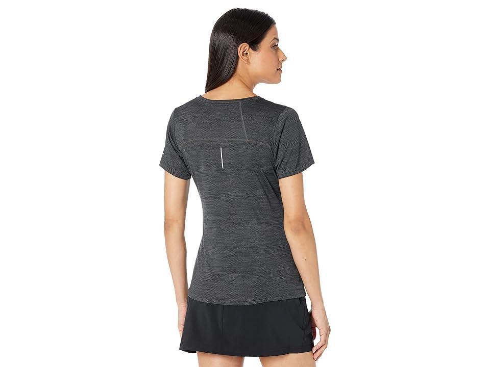 Columbia Alpine Chill Zero Short Sleeve Tee Heather) Women's Clothing Product Image