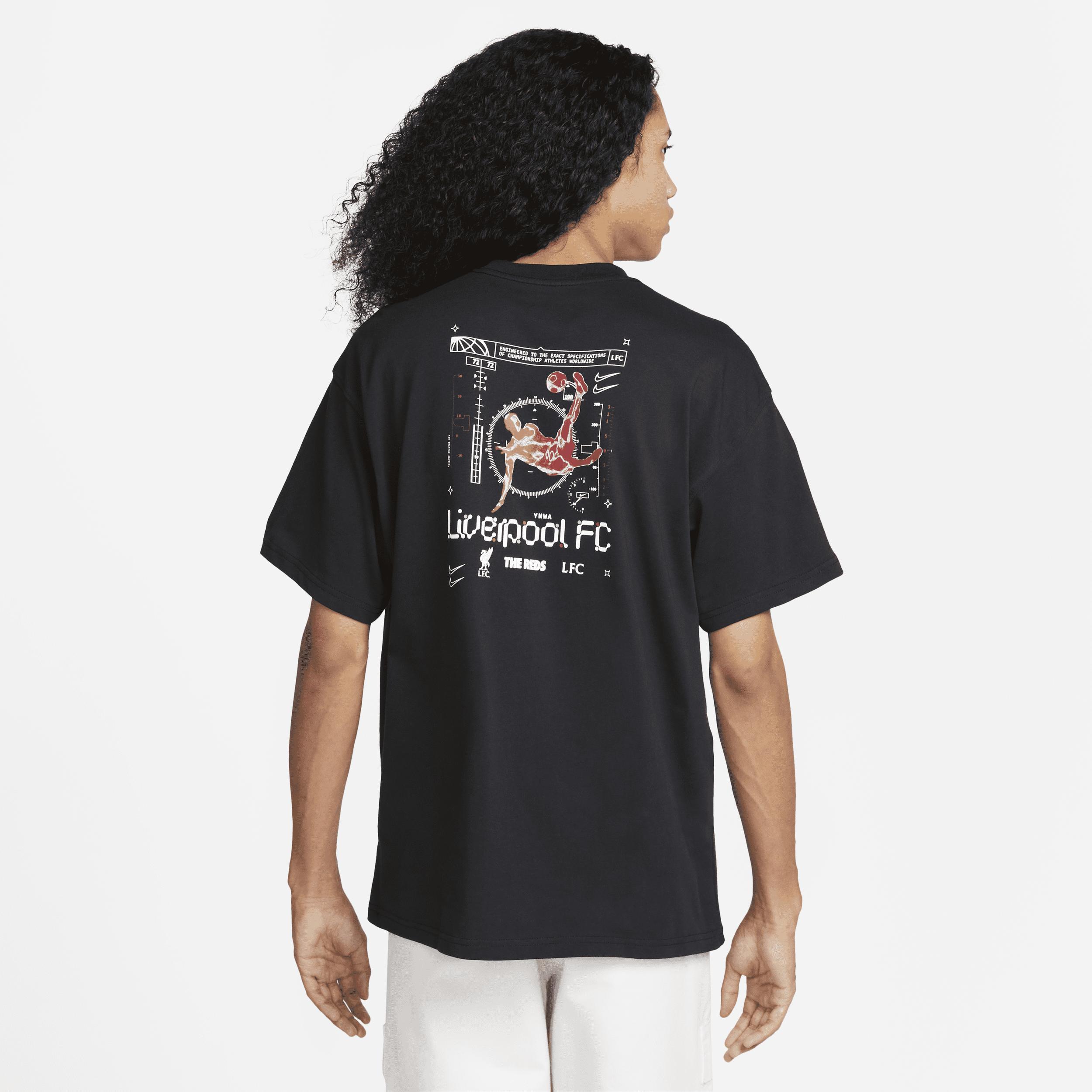 Mens Nike Black Liverpool Air Traffic T-Shirt Product Image
