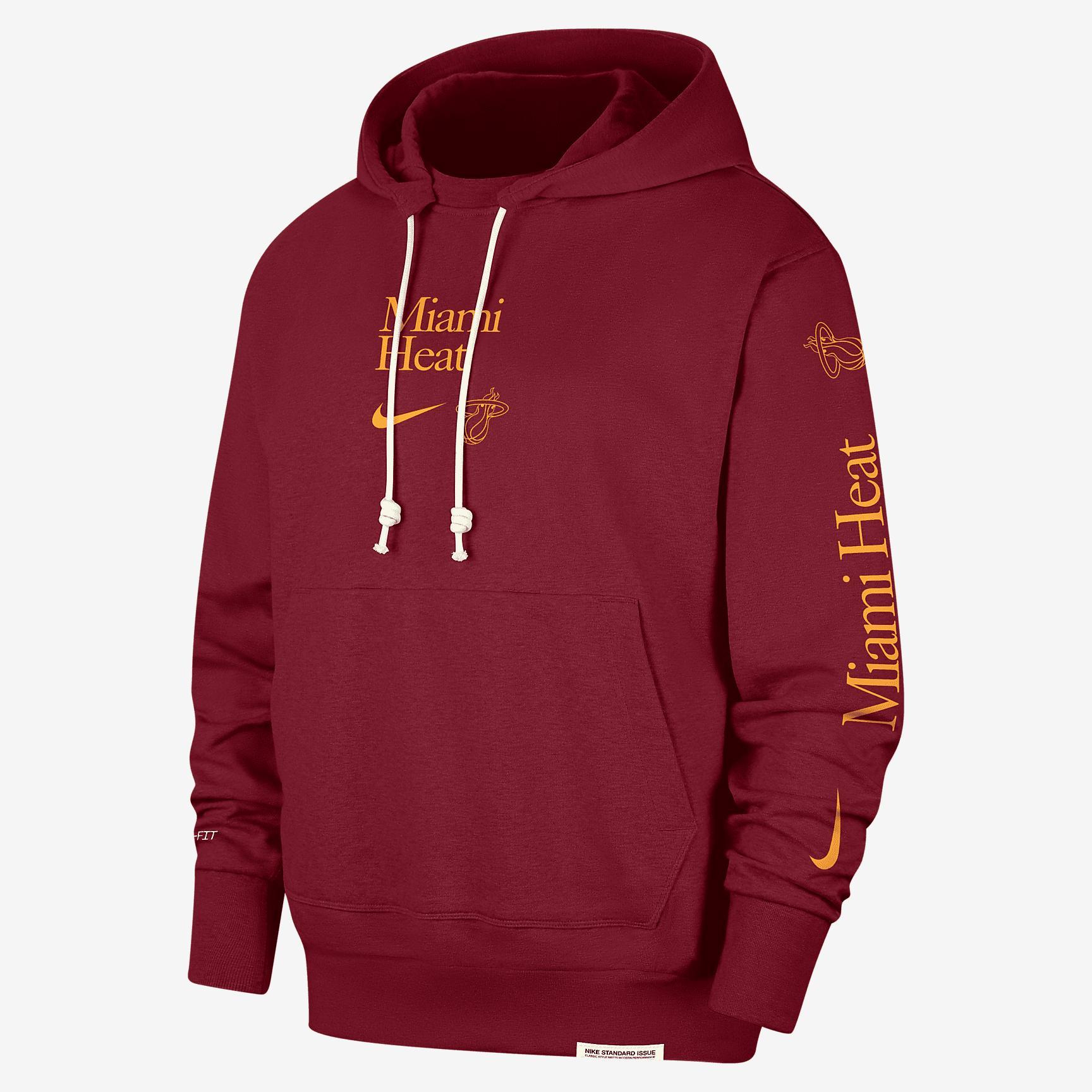 Miami Heat Standard Issue Courtside Men's Nike Dri-FIT NBA Hoodie Product Image