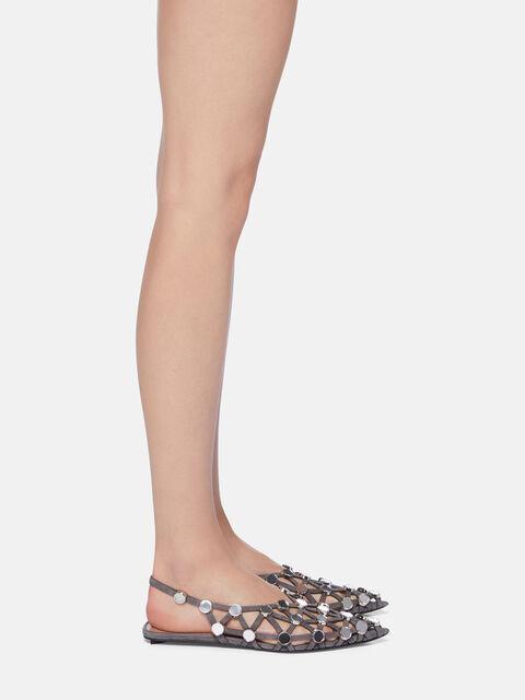 ''Grid'' dark grey ballerina Product Image