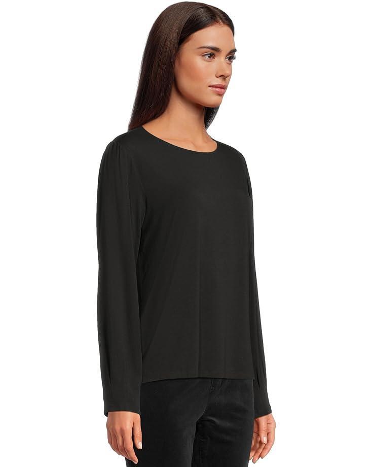 Striped Organic Cotton Slub Crew Neck Short Sleeve Box Top Product Image