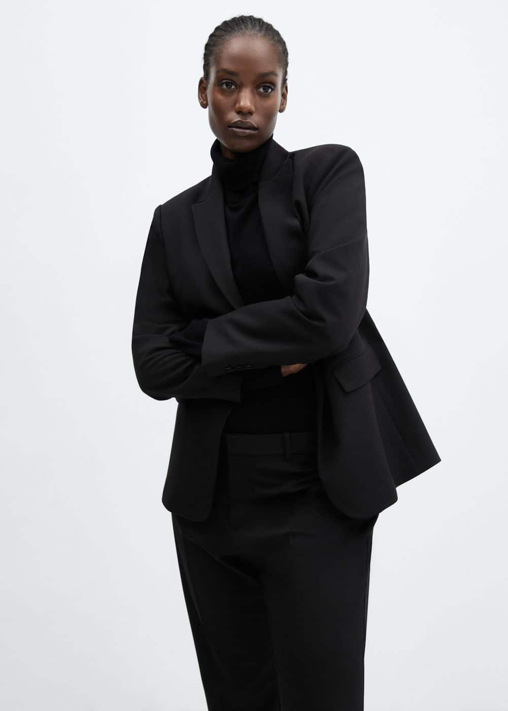 Mango tailored cigarette pants Product Image