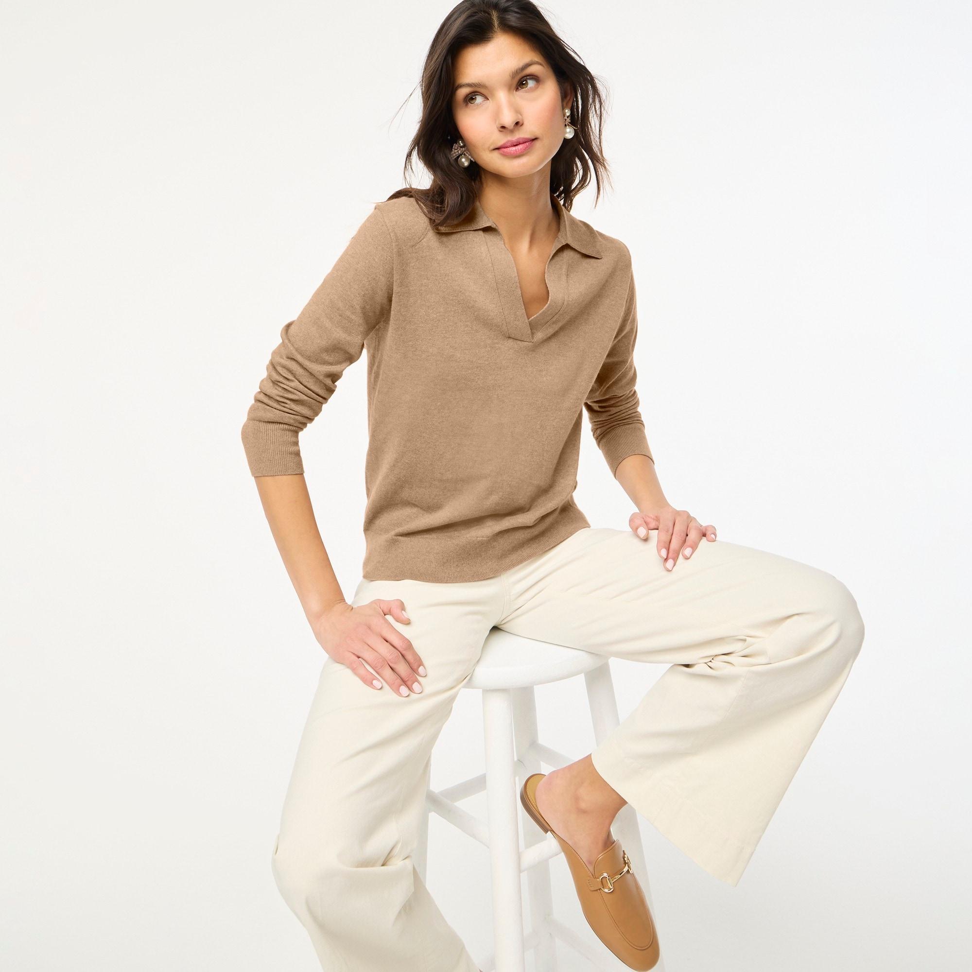 Cotton sweater-polo Product Image