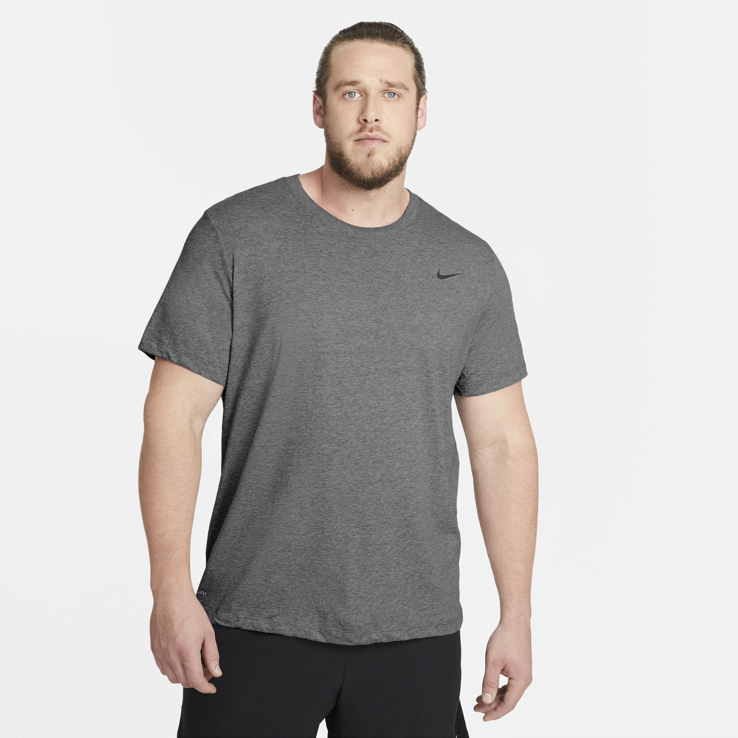 Men's Nike Dri-FIT Training Tee, Size: XL, Carbon Grey Product Image