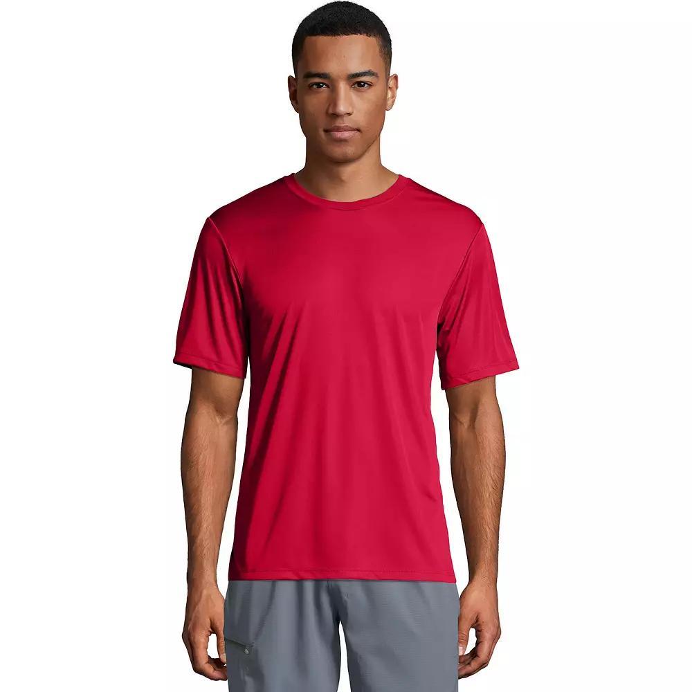 Men's Hanes® CoolDRI Performance Tee, Size: Large, Safety Green Product Image