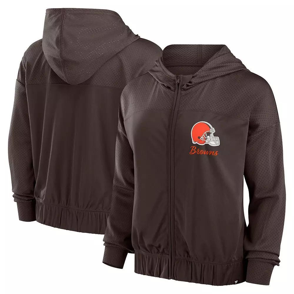 Women's Fanatics Black New Orleans Saints Script Lock Full-Zip Hoodie, Size: Medium Product Image