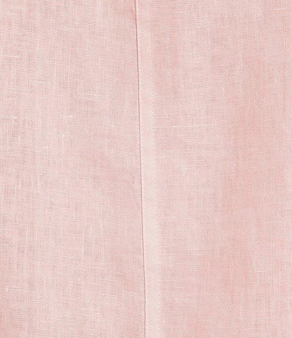 Tommy Bahama Coastalina Solid Linen Plain Weave V-Neck Sleeveless Tassel Tie Tank Product Image