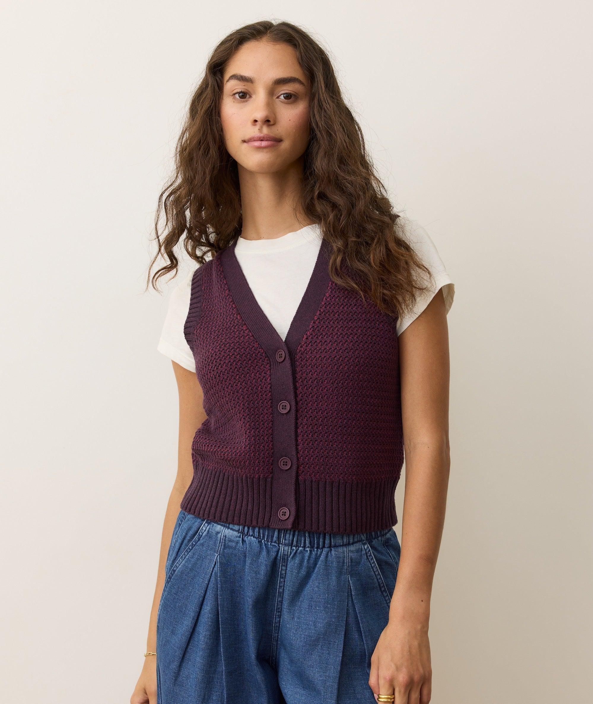 Robin Textured Sweater Vest Product Image