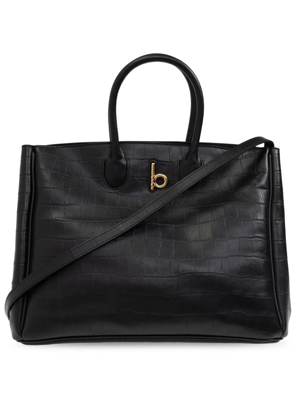 BURBERRY Rocking Horse Tote Bag In Black Product Image