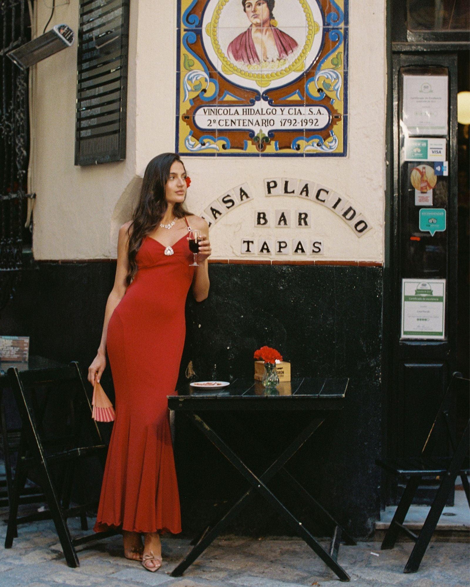 Seraphina Dress (Red) Product Image