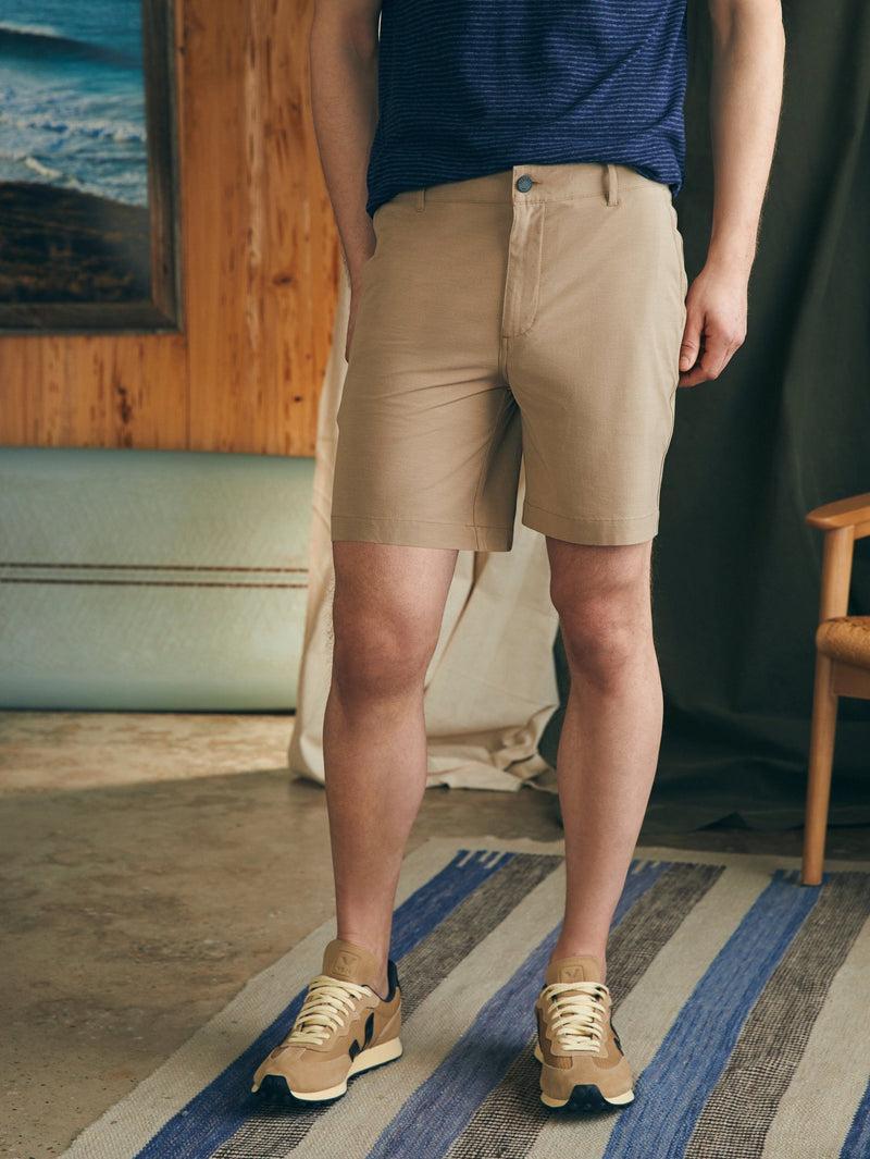 Belt Loop All Day Shorts (7") - Khaki Male Product Image