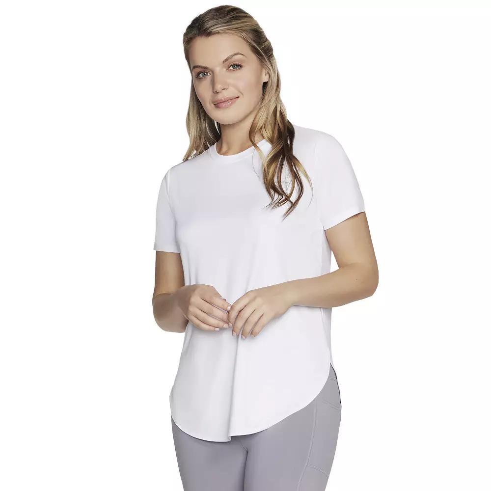 Women's Skechers® Go Dri Swift Tunic Tee, Size: XXL, Bright White Product Image