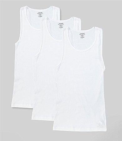 Men's Calvin Klein 3-pack Tank Top, Size: Large, White Product Image