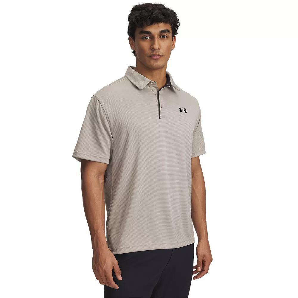 Men's Under Armour Tech Polo, Size: Medium, Timberwolf Brown Product Image