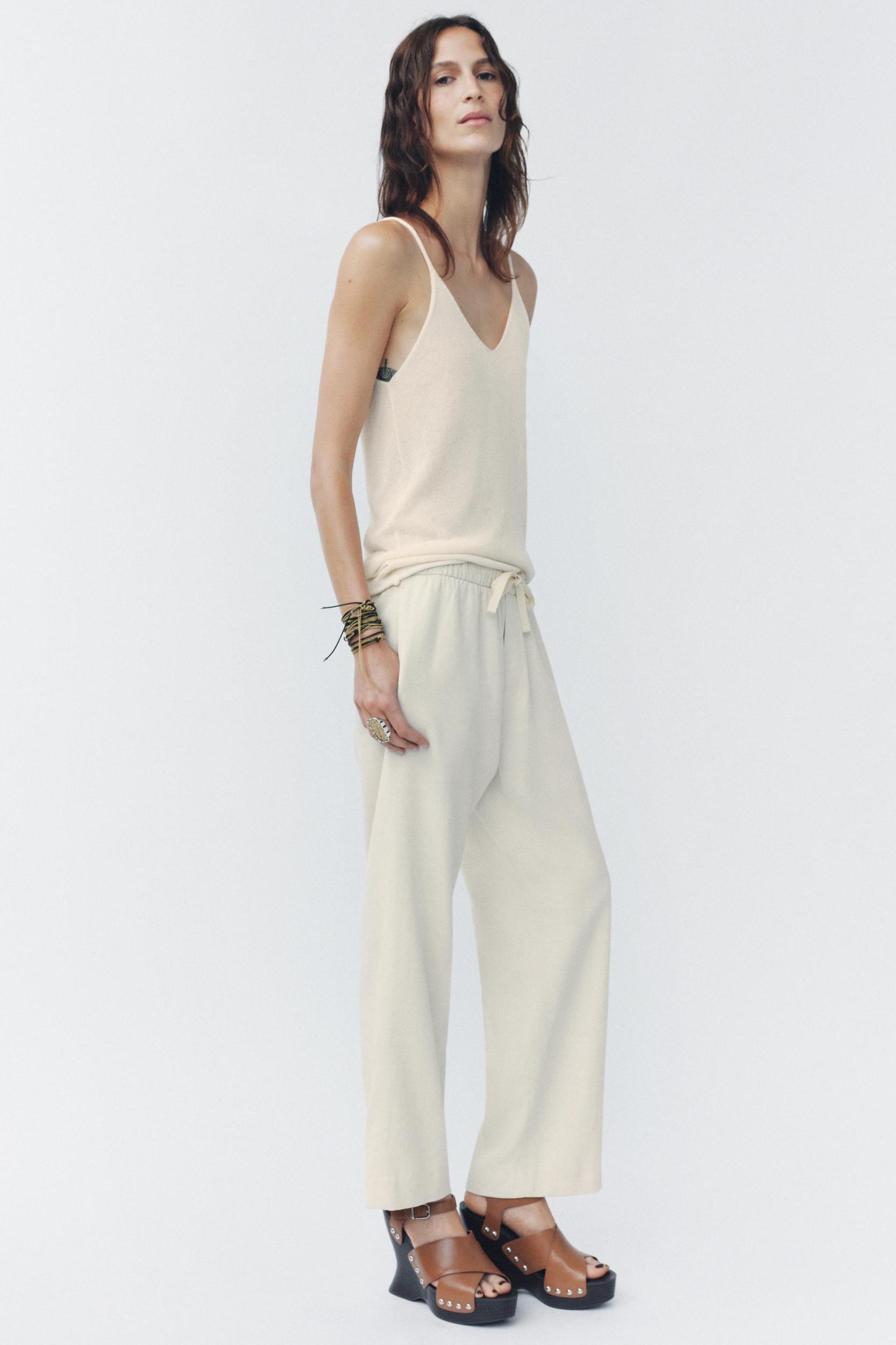 STRAPPY KNIT TOP Product Image