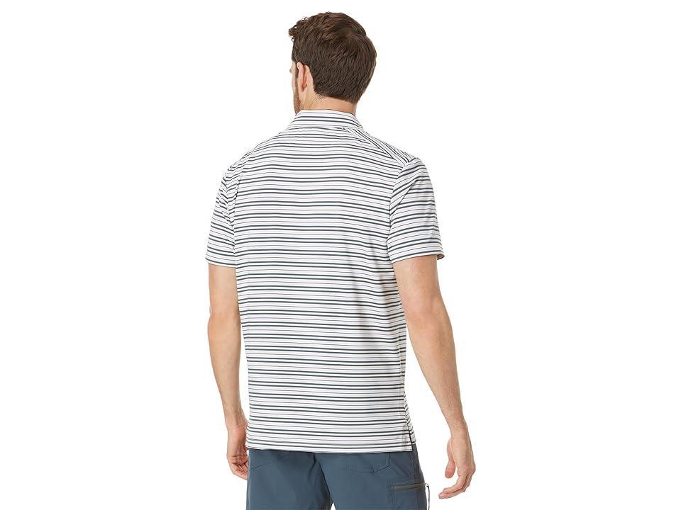 Oakley Archive Stripe Polo (Arctic ) Men's Clothing Product Image