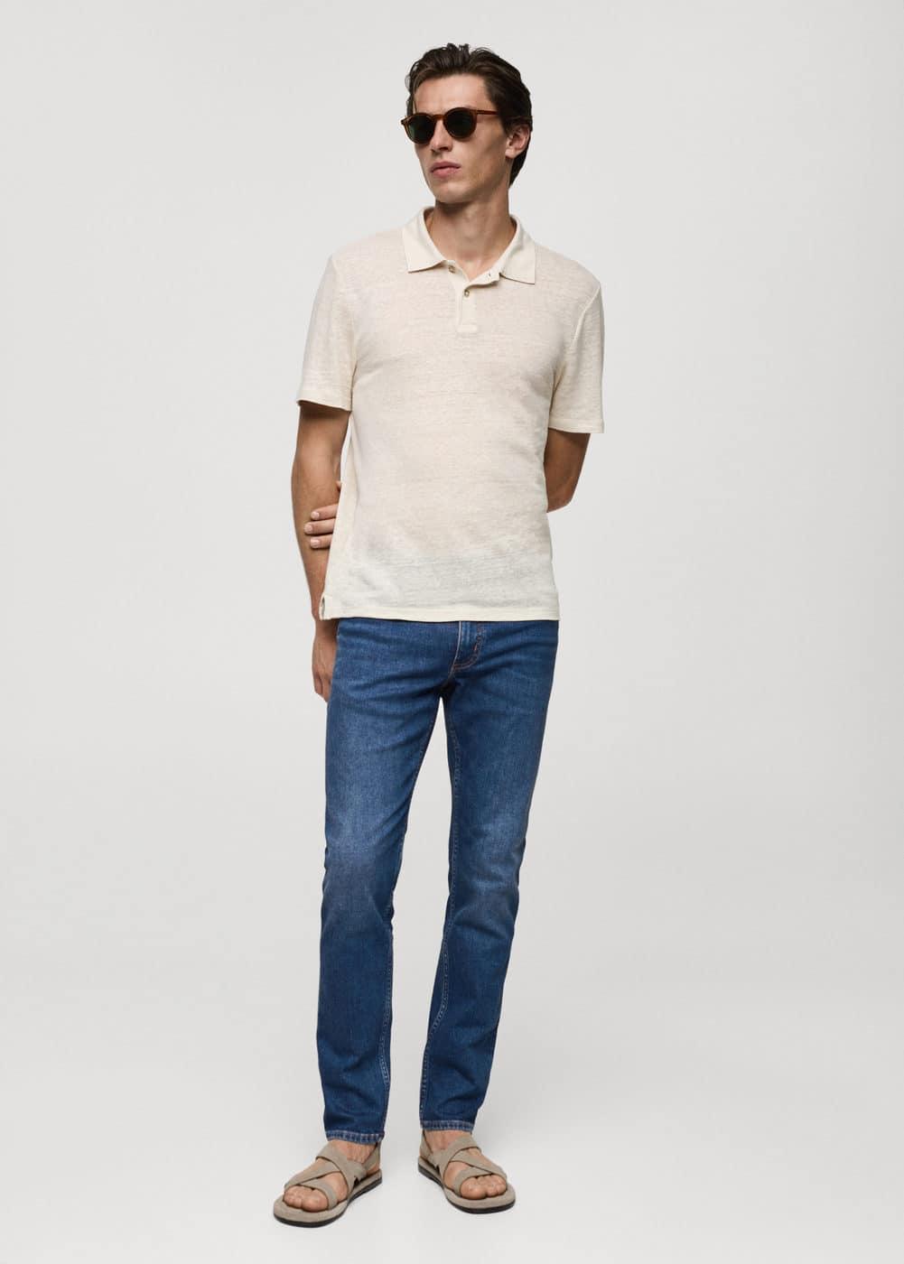 Jan slim-fit jeans - Men | MANGO USA Product Image