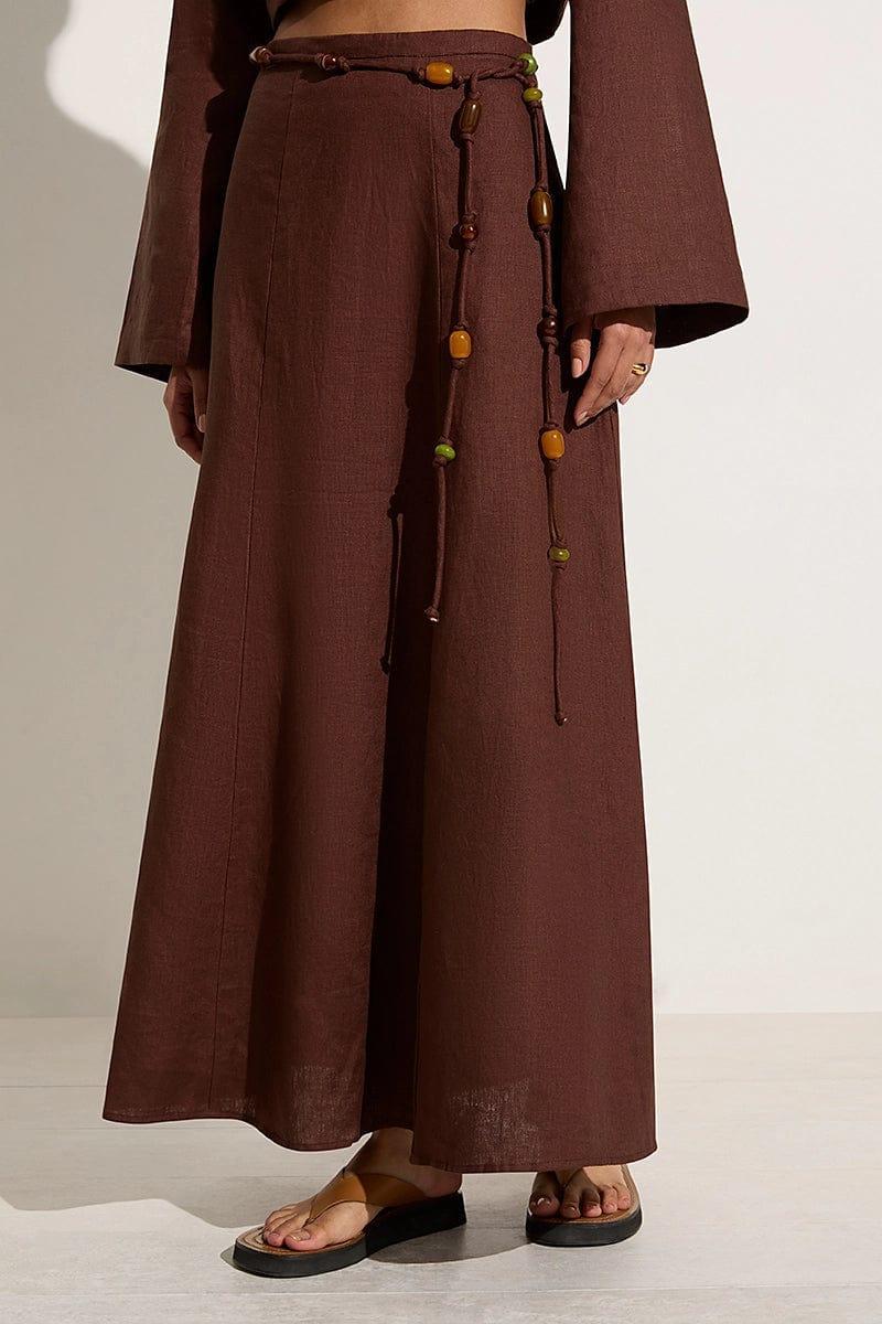 Es Raco Skirt Tobacco - Final Sale Product Image
