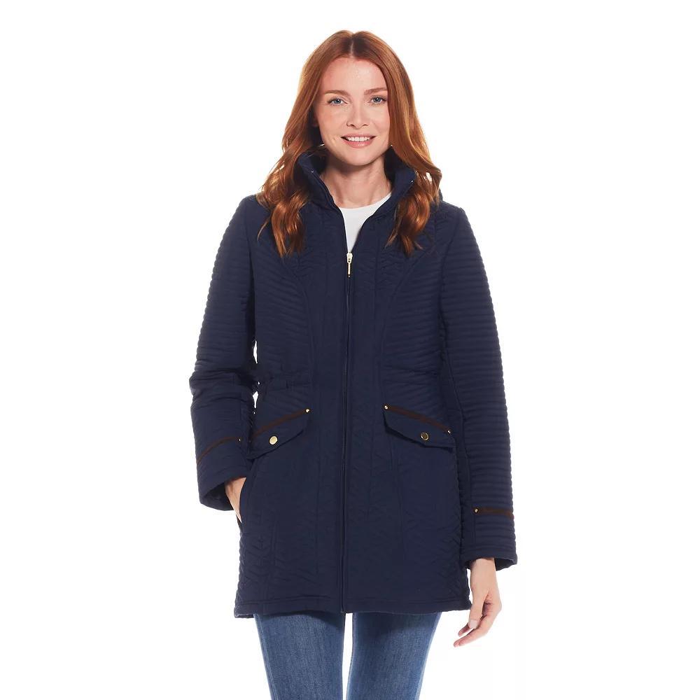 Women's Weathercast Quilted Walker with Faux Suede Details, Size: XL, Coriander Product Image