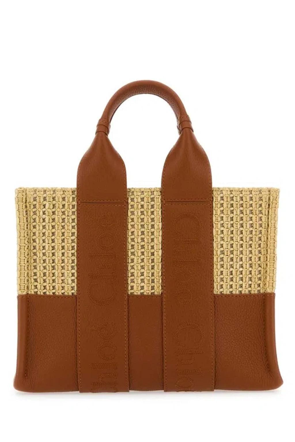 CHLOÉ Small Woody Tote Bag In Brown Product Image