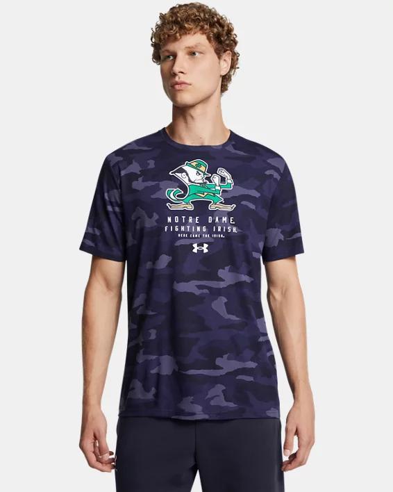 UA Performance Cotton Camo Collegiate Mens T-Shirt Product Image