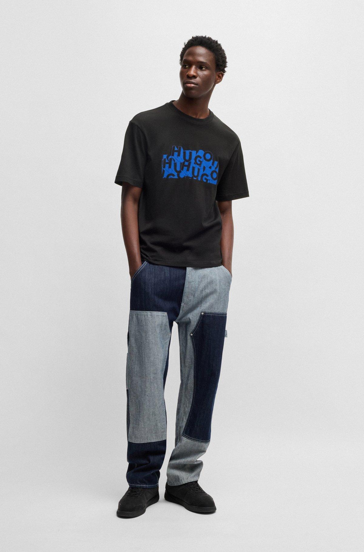 Regular-fit T-shirt in cotton with logo graphic Product Image